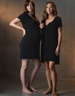 Shop Seraphine Gemma | Twin Pack Button-Down Maternity & Nursing Nighties