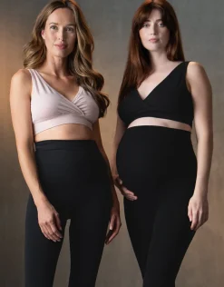 Clearance Seraphine Hortensia | Twin Pack Bamboo Maternity & Nursing Sleep Bras