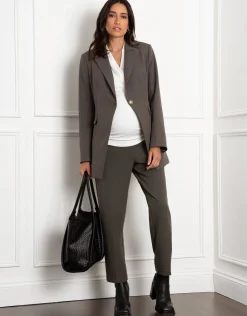 Store Seraphine Ines | Jersey Maternity -To-Nursing  Mock Wrap Top