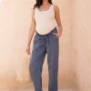 Flash Sale Seraphine Isaiah | Cotton-Blend Under Bump Maternity Chinos