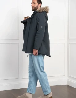 Clearance Seraphine Jack | Men's Parka with Baby Pouch