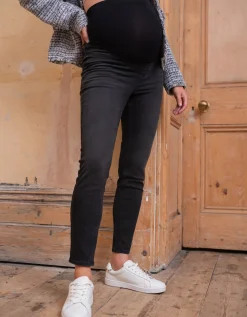 Shop Seraphine Kai | Organic Cotton Black Skinny Maternity Jeans