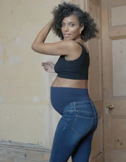 Discount Seraphine Kai | Organic Cotton Indigo Skinny Maternity Jeans