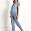 Online Seraphine Karen | 2-Piece Short Sleeve Maternity & Nursing Loungewear