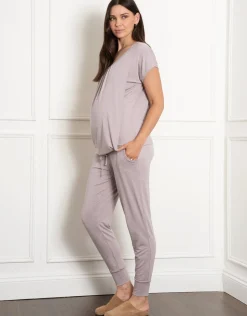 Best Seraphine Karen | 2-Piece Short Sleeve Maternity & Nursing Loungewear
