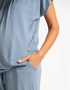 Online Seraphine Karen | 2-Piece Short Sleeve Maternity & Nursing Loungewear