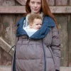 Store Seraphine Keeri | Houndstooth Puffer Maternity Coat