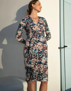 Online Seraphine Keeva | Animal Print Jersey Maternity & Nursing Dress