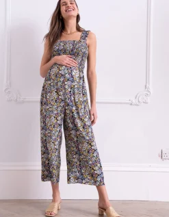 Best Sale Seraphine Kingsley | Shirred Bodice Maternity-To-Nursing Jumpsuit
