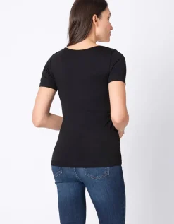 Cheap Seraphine Laina | Twin Pack Maternity & Nursing T-Shirts u2013 Black & White