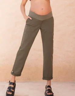 Shop Seraphine Ledger | Under Bump Cargo-Style Maternity Pants