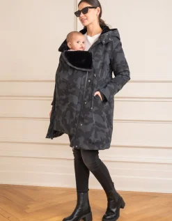 Sale Seraphine Leigh | Camo 3 in 1 Maternity & Babywearing Parka