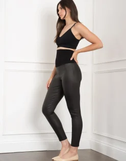 Online Seraphine Lexes | Post-Maternity Coated Legging