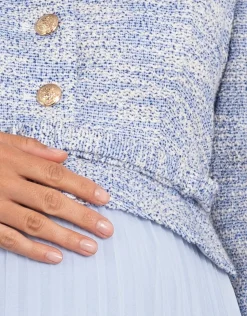 Store Seraphine Liara | Midi Length Jacket-Style Maternity-To-Nursing Dress