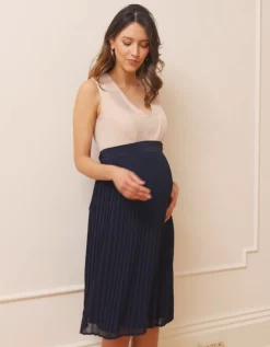 Cheap Seraphine Livern | Pleated Detail Maternity & Nursing Dress