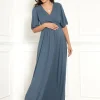 Shop Seraphine Ludwina | Flounce Sleeve Maternity-To-Nursing Maxi Dress