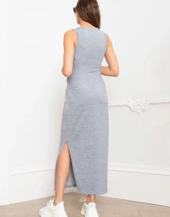 Shop Seraphine Luisana | Jersey Scoop Neck Bodycon-Style Maxi Maternity and Nursing Dress