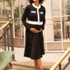 Best Seraphine Lynette | Maternity & Nursing Dress & Cardigan Set