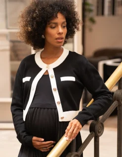 Best Seraphine Lynette | Maternity & Nursing Dress & Cardigan Set