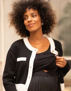 Best Seraphine Lynette | Maternity & Nursing Dress & Cardigan Set