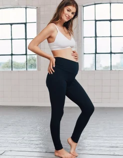 Online Seraphine Lyra | Black Thermal Maternity Leggings