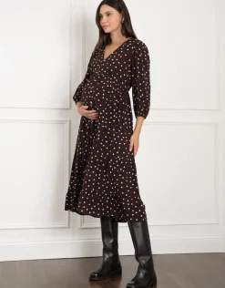 Discount Seraphine Margie | Maternity & Nursing Button-Through Dress