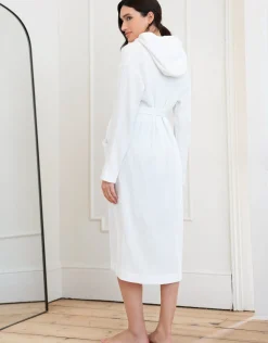 Online Seraphine Marquesa | Cotton Hooded Waffle Maternity-To-Nursing Dressing Gown