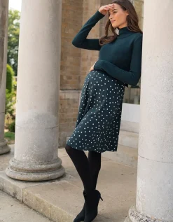 Sale Seraphine Maura | Green Polka Dot 2 in 1 Maternity & Nursing Dress