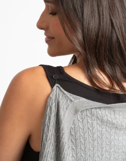 Sale Seraphine Maureen | Knit Maternity & Nursing Cardigan with Pleat Skirt