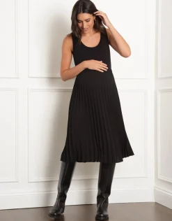 Sale Seraphine Maureen | Knit Maternity & Nursing Cardigan with Pleat Skirt