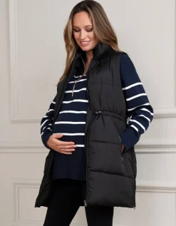 New Seraphine Melia | Black 3 in 1 Maternity & Babywearing Vest