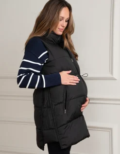 New Seraphine Melia | Black 3 in 1 Maternity & Babywearing Vest