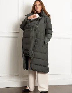 Best Seraphine Monika | Belted Maternity & Babywearing Puffer Coat