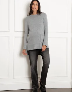 Online Seraphine Naxos | Crew Neck Maternity & Nursing Knit Sweater