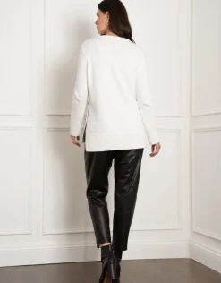 Shop Seraphine Naxos | Crew Neck Maternity & Nursing Knit Sweater