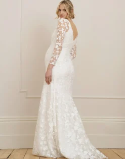 Clearance Seraphine Ofelia | Long Sleeve Lace Maternity Wedding Dress