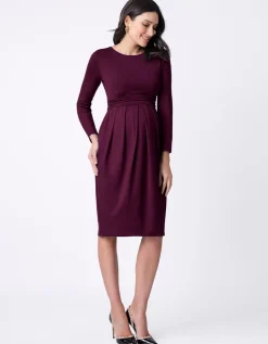 Sale Seraphine Peachey | Stretch Jersey Maternity & Nursing Dress