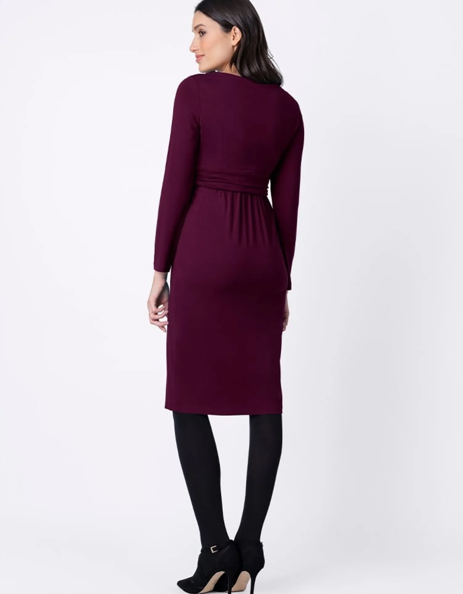 Sale Seraphine Peachey | Stretch Jersey Maternity & Nursing Dress