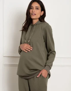 Store Seraphine Perdita | Super-Soft Maternity Hoodie with Nursing Zips