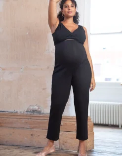 New Seraphine Pietra | Curve Black Maternity Pants