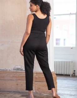 New Seraphine Pietra | Curve Black Maternity Pants