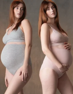 Fashion Seraphine Quinlan | Twin Pack Bamboo Over Bump Maternity Briefs