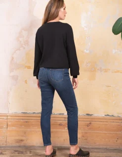 Fashion Seraphine Ren | Black Maternity & Nursing Sweater