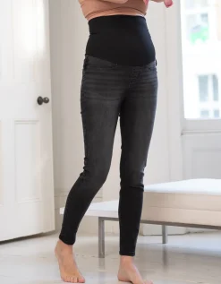 Cheap Seraphine Roman | Organic Black Post Maternity Shaping Jeans