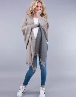 Store Seraphine Rudy | Two-Tone Luxury Maternity & Nursing Shawl Wrap |