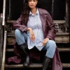 Outlet Seraphine Sakura | Pinstripe Maternity & Nursing Shirt