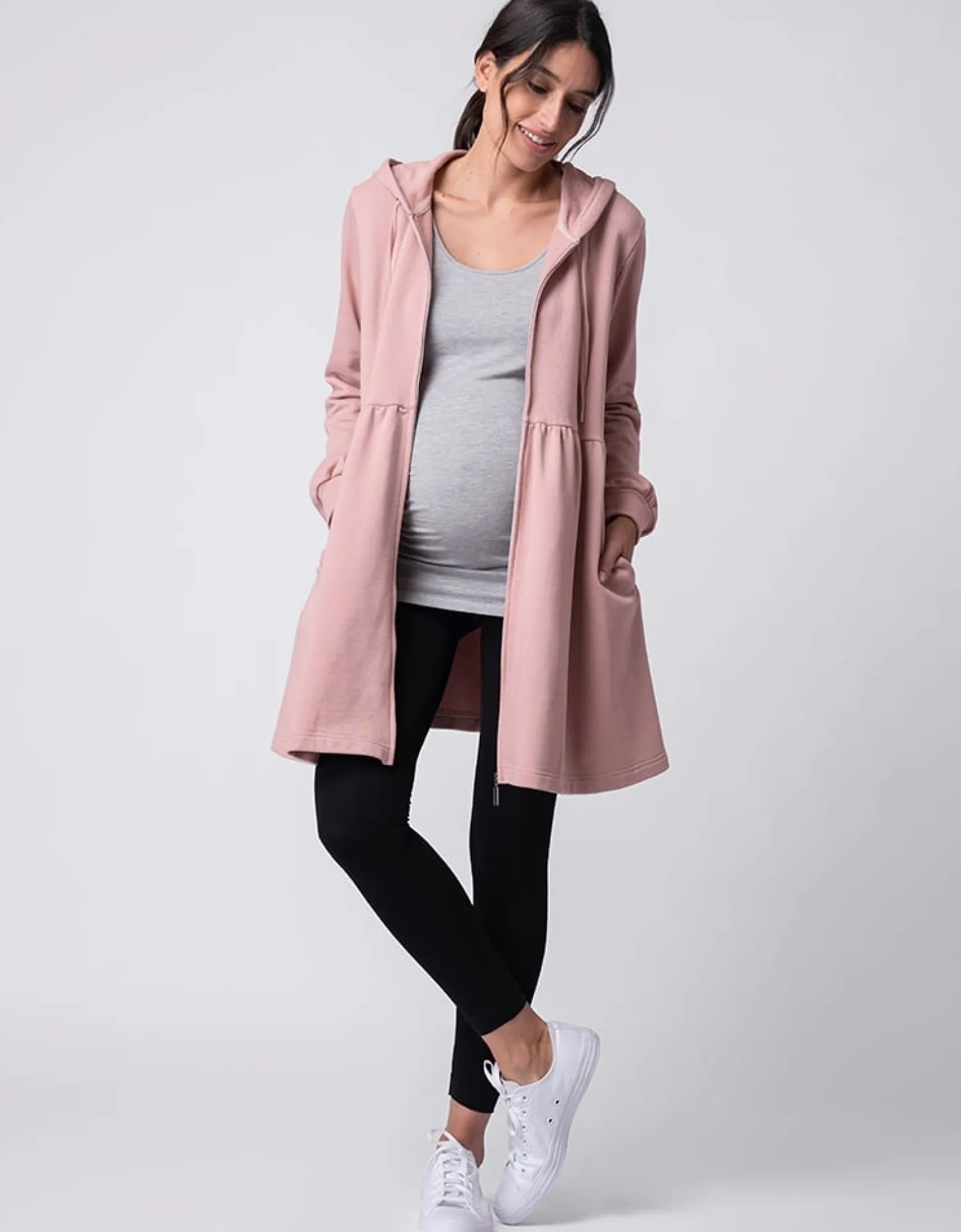 Cheap Seraphine Shelby | Pink 3 in 1 Maternity & Babywearing Hoodie Tunic