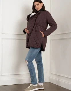Flash Sale Seraphine Sheldon | Reversible Quilted Borg 3-in-1 Maternity, Nursing & Babywearing Jacket