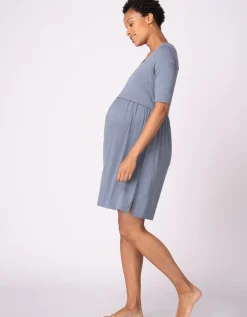 Best Seraphine Sia | Stretch Jersey Maternity & Nursing Nighties u2013 Twin Pack