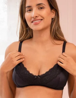 Outlet Seraphine St Tropez |  Lace Trim Maternity & Nursing Bra